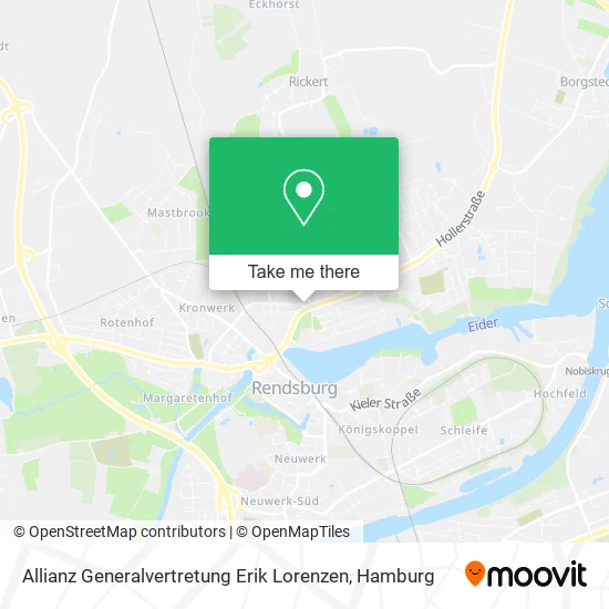 Карта Allianz Generalvertretung Erik Lorenzen