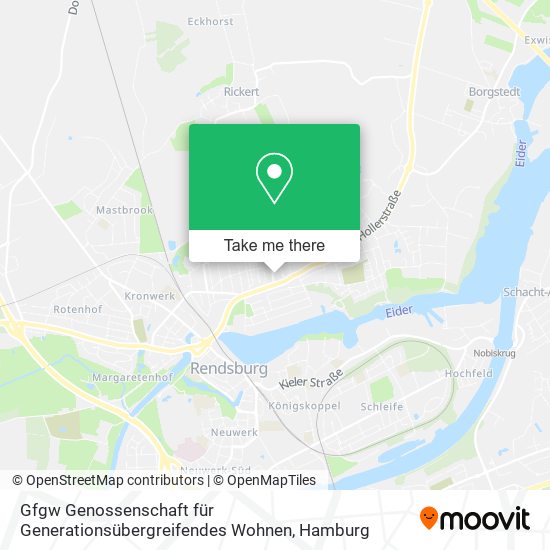 Gfgw Genossenschaft für Generationsübergreifendes Wohnen map