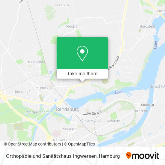 Orthopädie und Sanitätshaus Ingwersen map