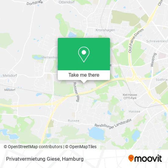 Карта Privatvermietung Giese