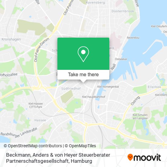 Beckmann, Anders & von Heyer Steuerberater Partnerschaftsgesellschaft map