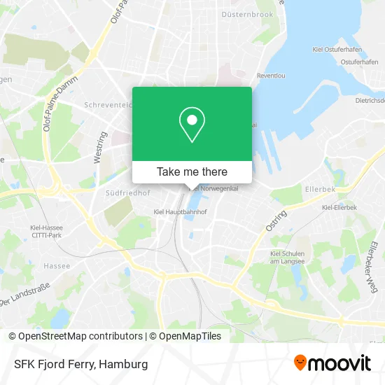 Карта SFK Fjord Ferry