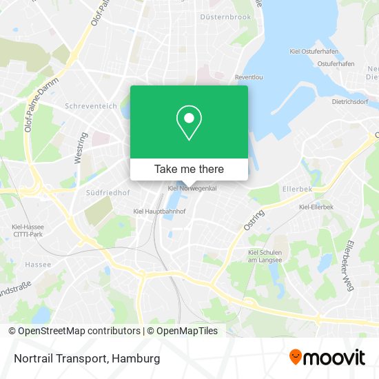 Nortrail Transport map