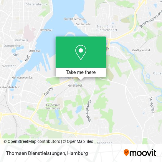 Thomsen Dienstleistungen map