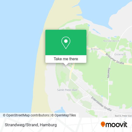 Strandweg/Strand map