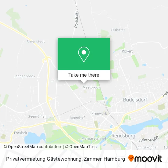 Карта Privatvermietung Gästewohnung, Zimmer