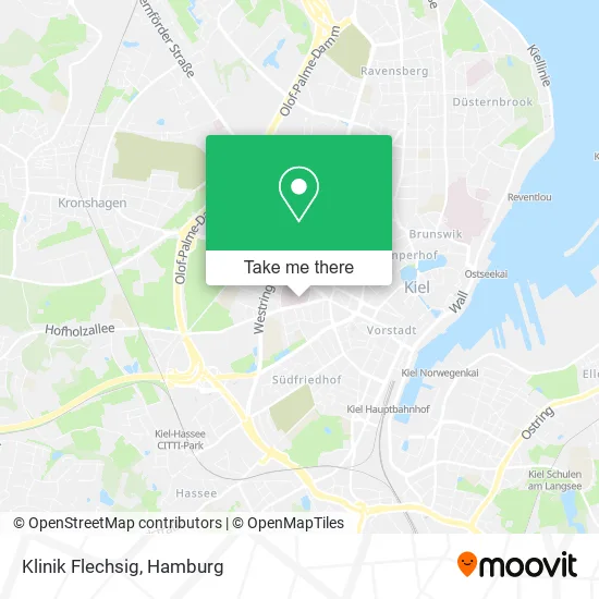 Карта Klinik Flechsig