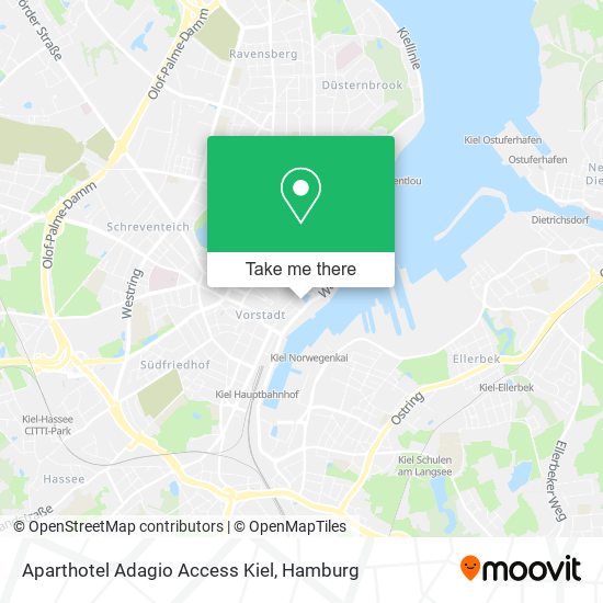 Aparthotel Adagio Access Kiel map