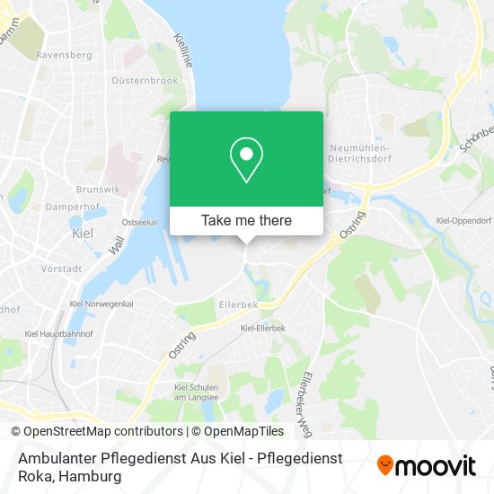Карта Ambulanter Pflegedienst Aus Kiel - Pflegedienst Roka