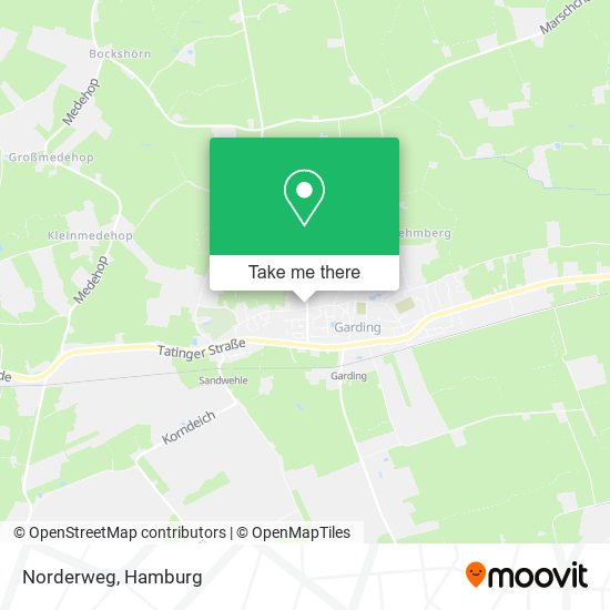 Norderweg map