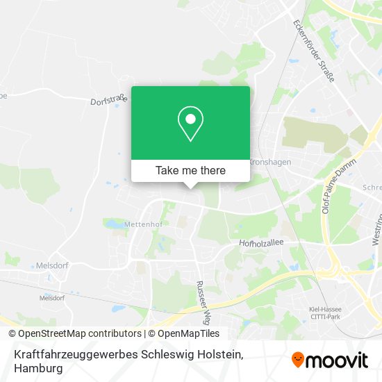 Карта Kraftfahrzeuggewerbes Schleswig Holstein