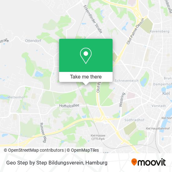 Geo Step by Step Bildungsverein map