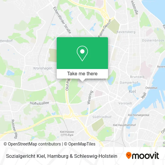 Карта Sozialgericht Kiel