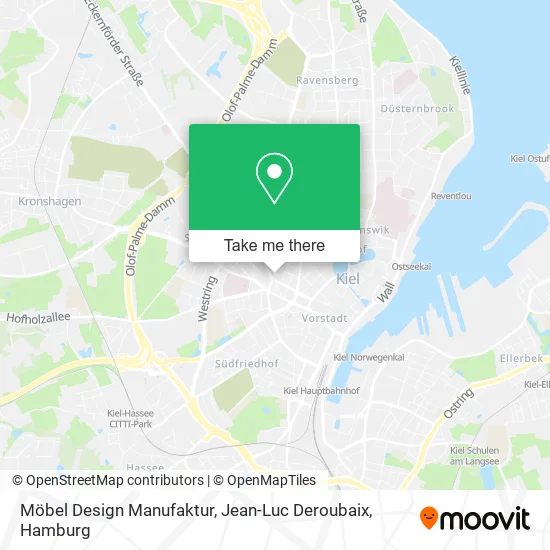 Карта Möbel Design Manufaktur, Jean-Luc Deroubaix