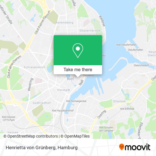 Henrietta von Grünberg map