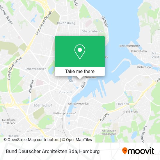 Bund Deutscher Architekten Bda map