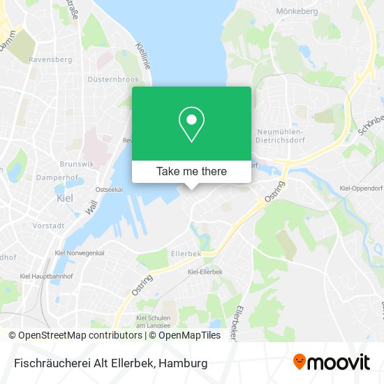 Fischräucherei Alt Ellerbek map
