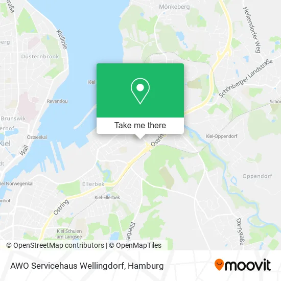 Карта AWO Servicehaus Wellingdorf