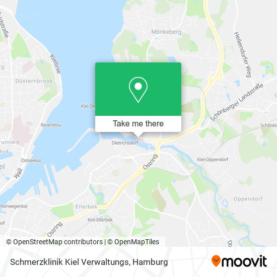 Schmerzklinik Kiel Verwaltungs map