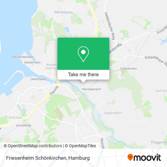 Friesenheim Schönkirchen map