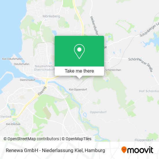 Карта Renewa GmbH - Niederlassung Kiel