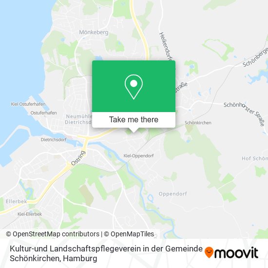 Карта Kultur-und Landschaftspflegeverein in der Gemeinde Schönkirchen