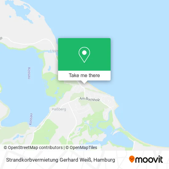 Карта Strandkorbvermietung Gerhard Weiß