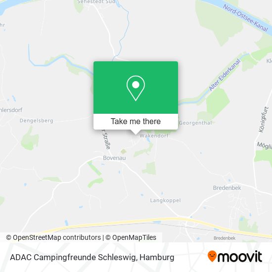 ADAC Campingfreunde Schleswig map
