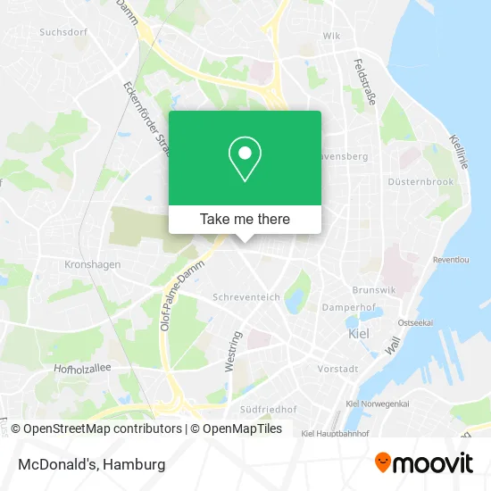 Карта McDonald's