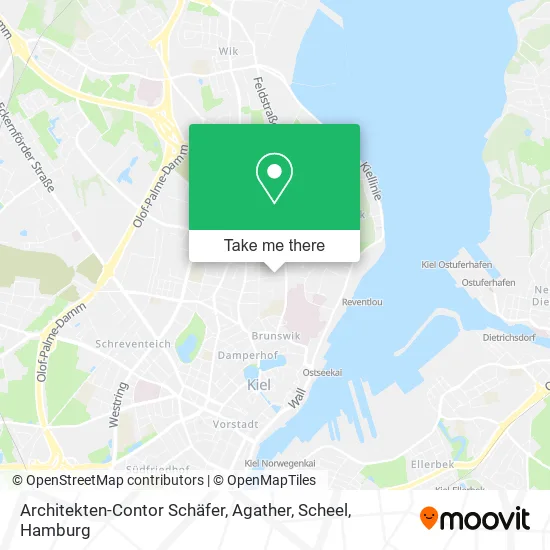 Карта Architekten-Contor Schäfer, Agather, Scheel