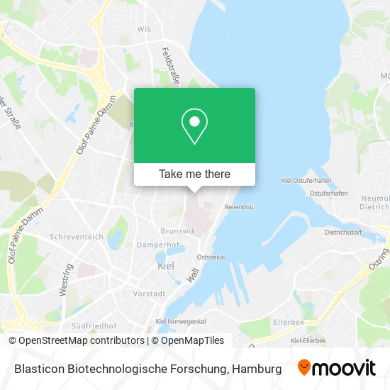 Карта Blasticon Biotechnologische Forschung