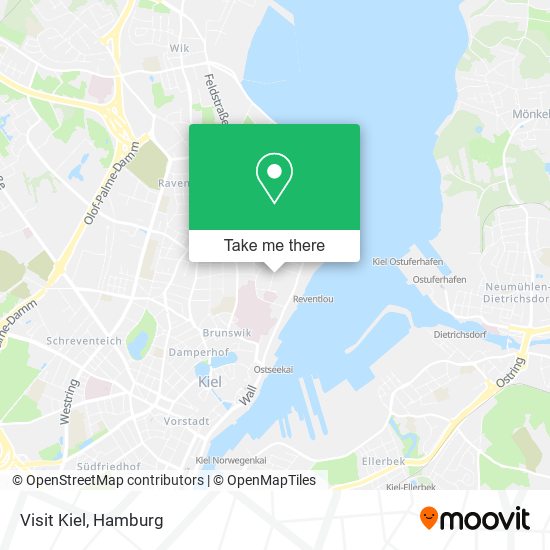 Visit Kiel map