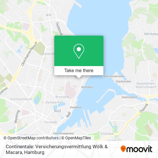 Continentale: Versicherungsvermittlung Wölk & Macara map