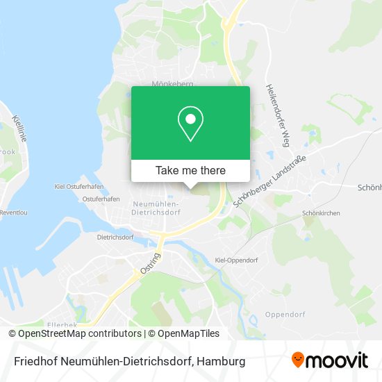 Friedhof Neumühlen-Dietrichsdorf map