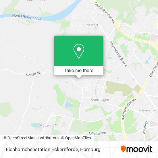 Карта Eichhörnchenstation Eckernförde
