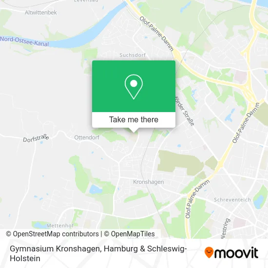 Карта Gymnasium Kronshagen