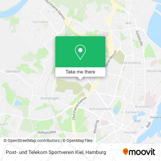 Post- und Telekom Sportverein Kiel map