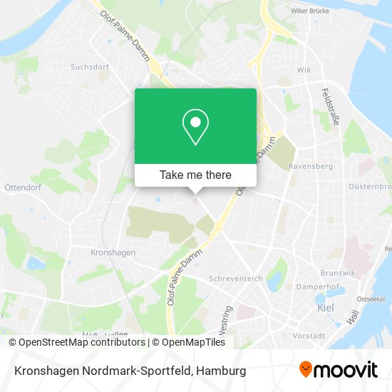 Kronshagen Nordmark-Sportfeld map