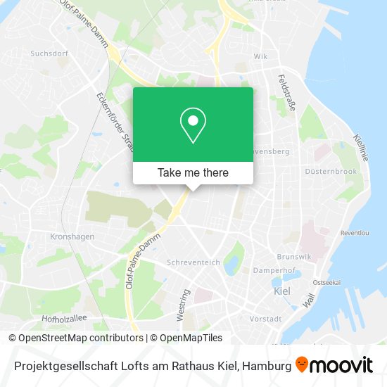 Карта Projektgesellschaft Lofts am Rathaus Kiel