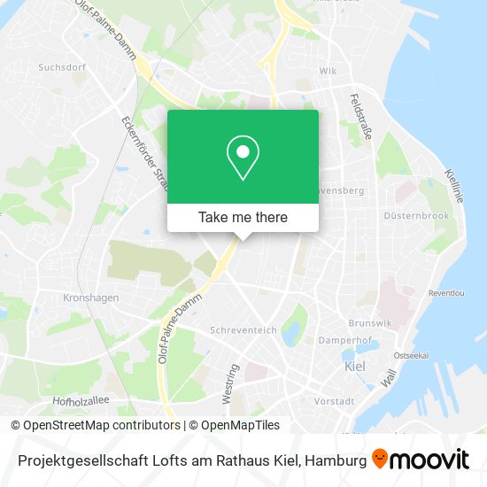 Projektgesellschaft Lofts am Rathaus Kiel map