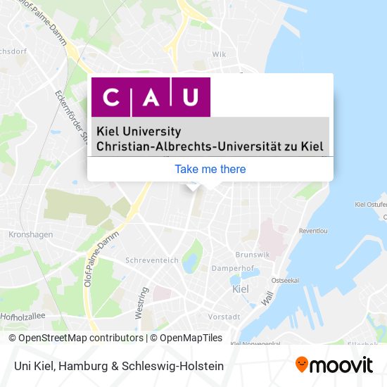 Uni Kiel map