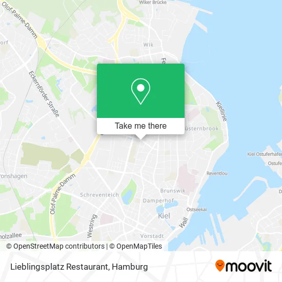 Карта Lieblingsplatz Restaurant