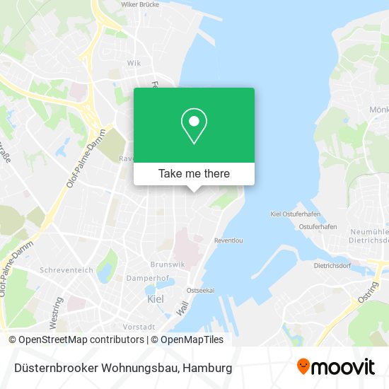 Düsternbrooker Wohnungsbau map