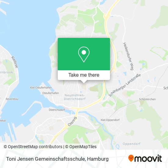 Карта Toni Jensen Gemeinschaftsschule