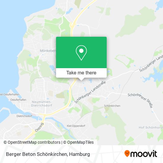 Berger Beton Schönkirchen map