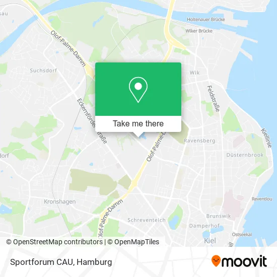 Карта Sportforum CAU