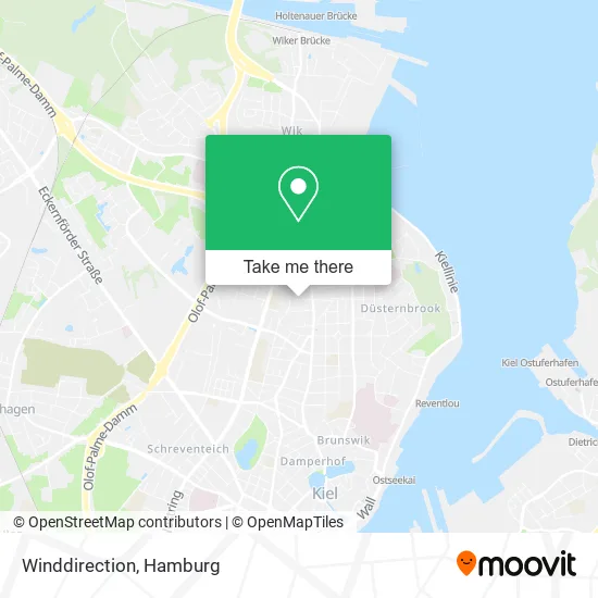 Карта Winddirection