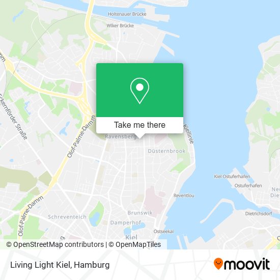 Living Light Kiel map