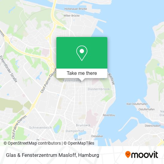 Glas & Fensterzentrum Masloff map