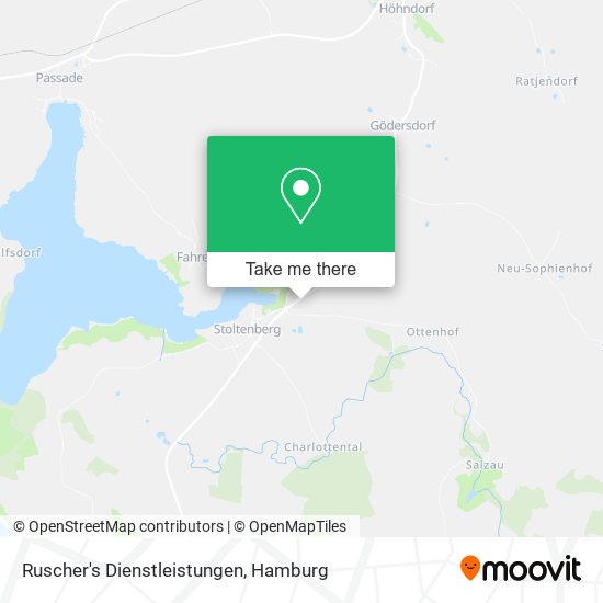 Ruscher's Dienstleistungen map